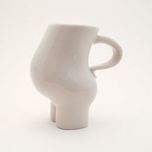 The Maternity Mug Cup Pregnant Belly Barbara Dale Japan Vintage 8oz